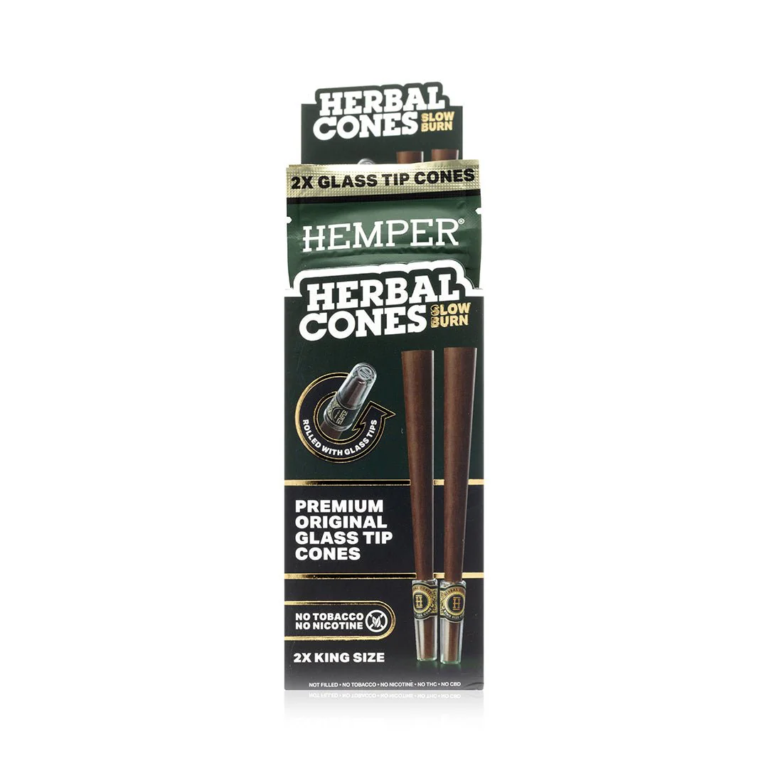 King Size Glass Tipped Herbal Cones - Image 10