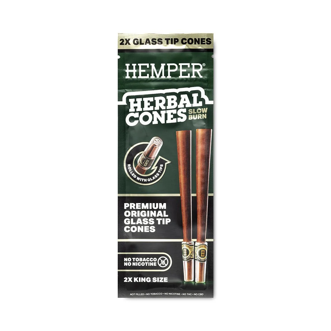 King Size Glass Tipped Herbal Cones - Image 6