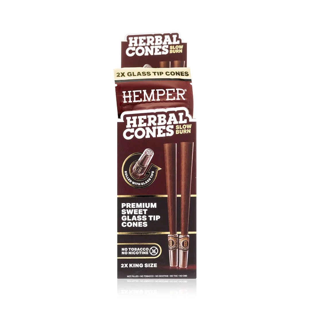 King Size Glass Tipped Herbal Cones - Image 7