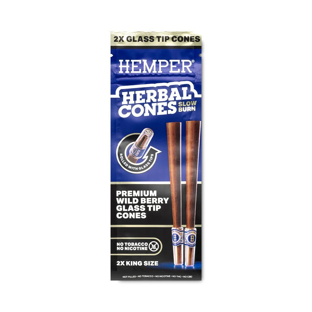 King Size Glass Tipped Herbal Cones - Image 9