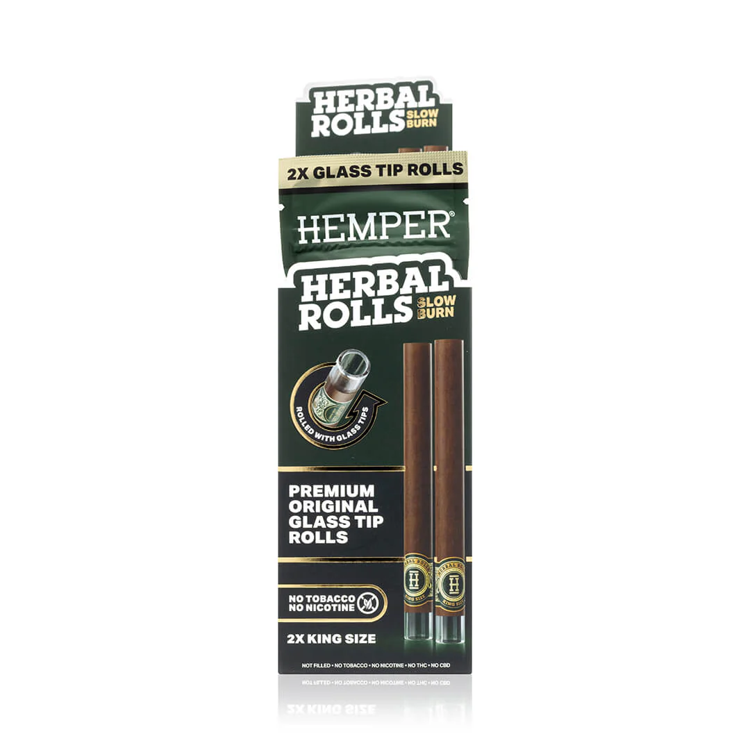 King Size Glass Tipped Herbal Rolls - Image 10