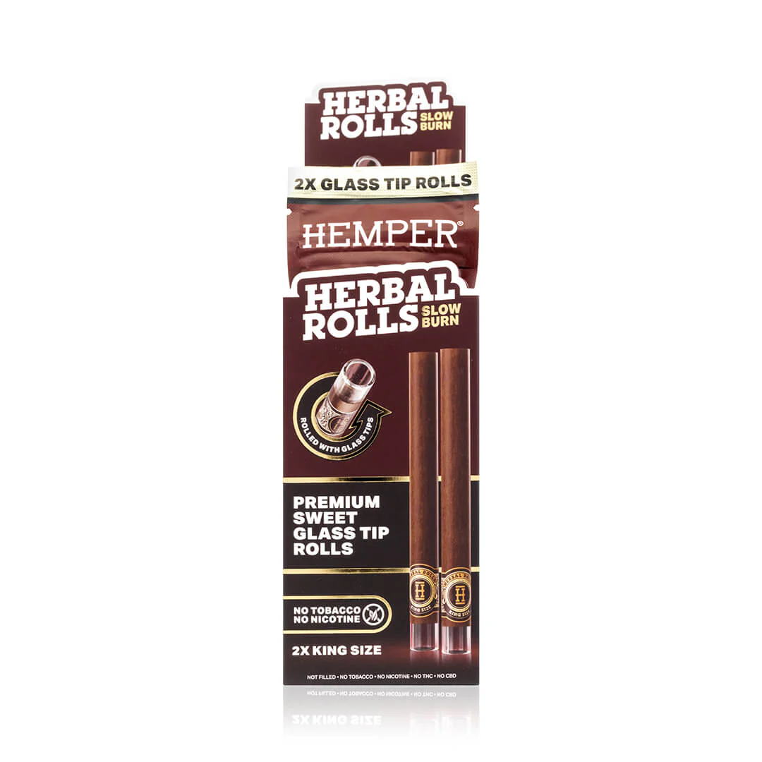 King Size Glass Tipped Herbal Rolls - Image 11