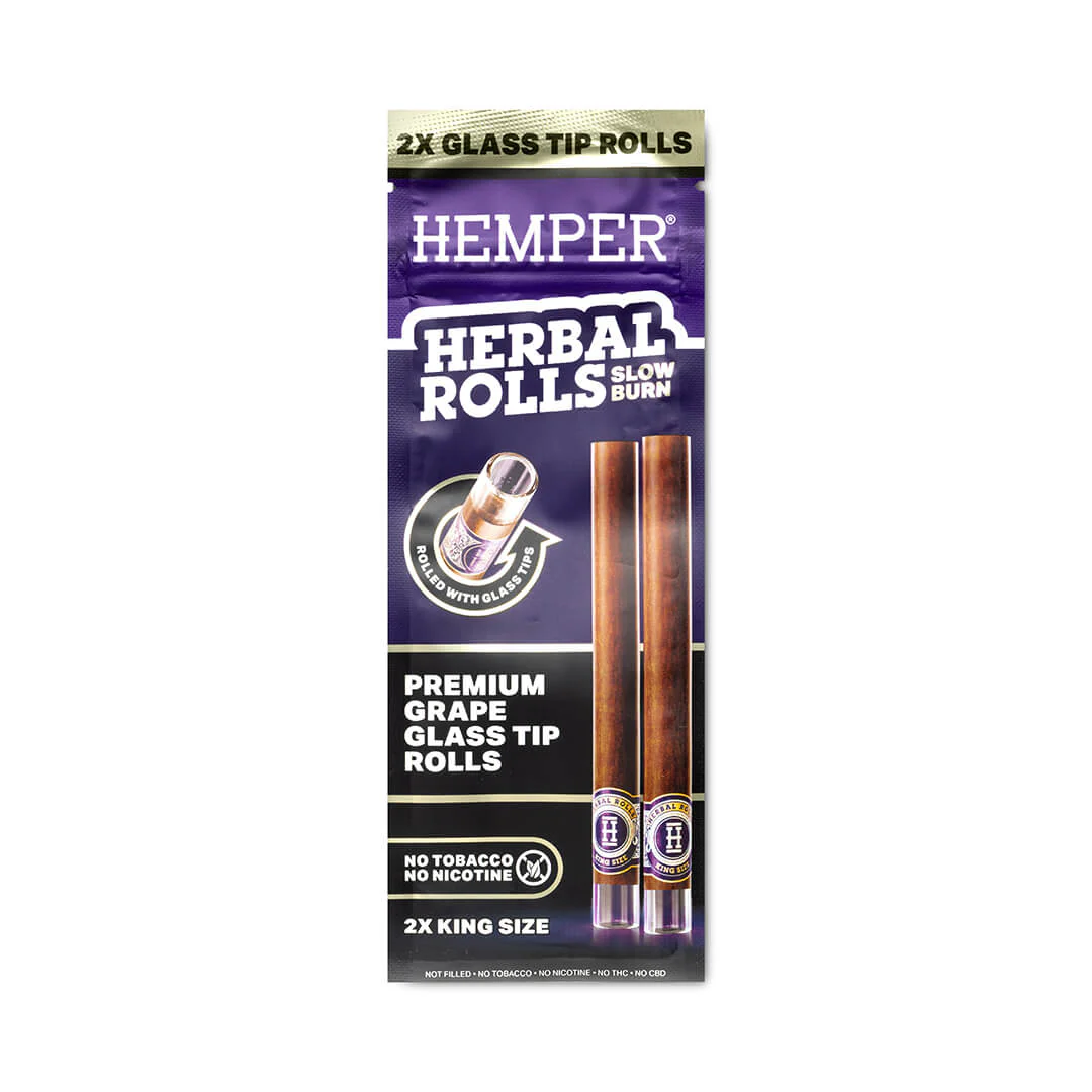 King Size Glass Tipped Herbal Rolls - Image 8