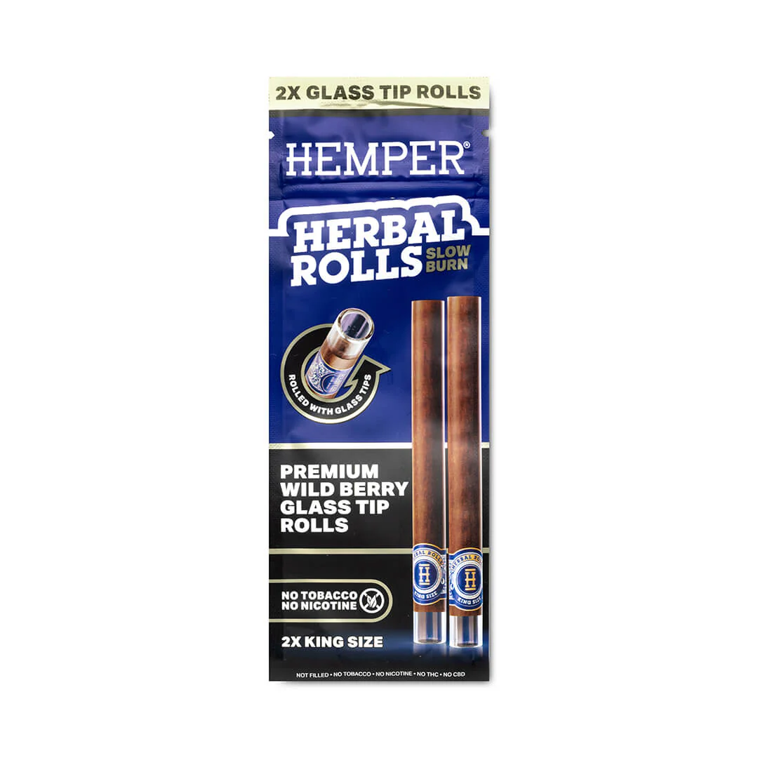 King Size Glass Tipped Herbal Rolls - Image 9