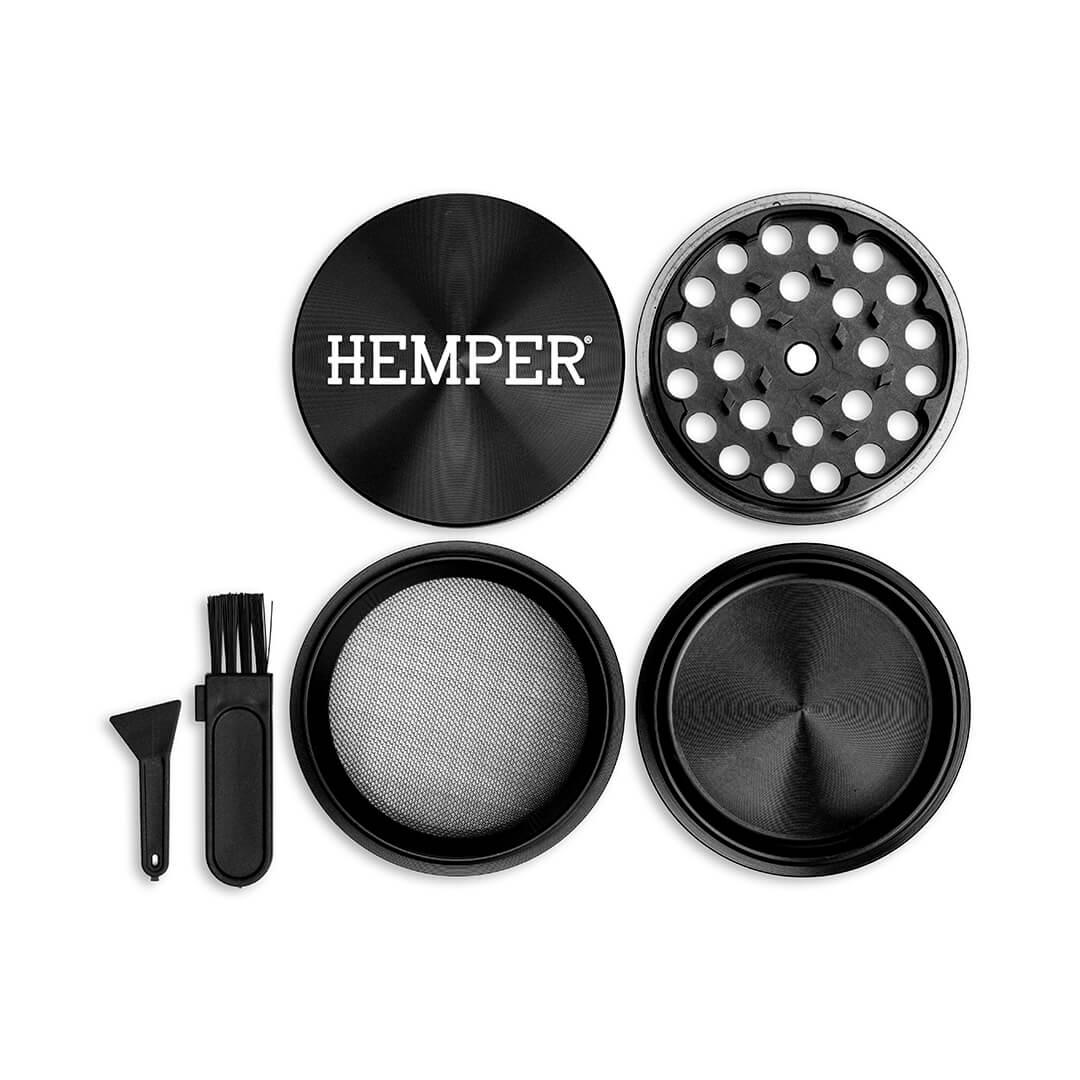4-Piece Aluminum Herb Grinder - Large - Image 5
