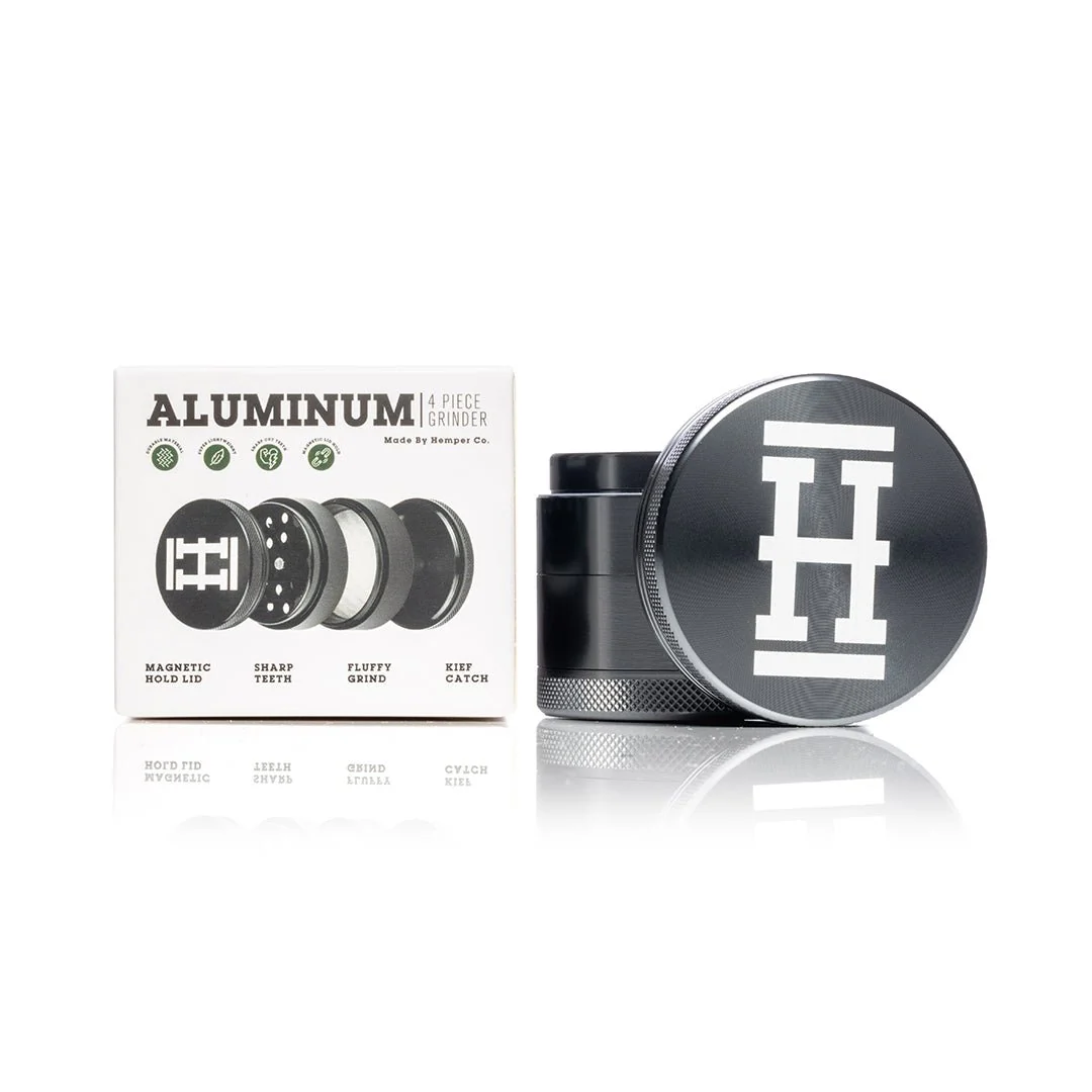 4-Piece Aluminum Herb Grinder - Large - Image 7