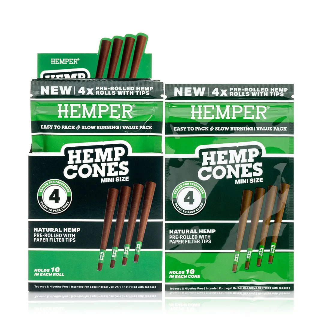 Mini Size Pre-Rolled Hemp Cones - Image 12