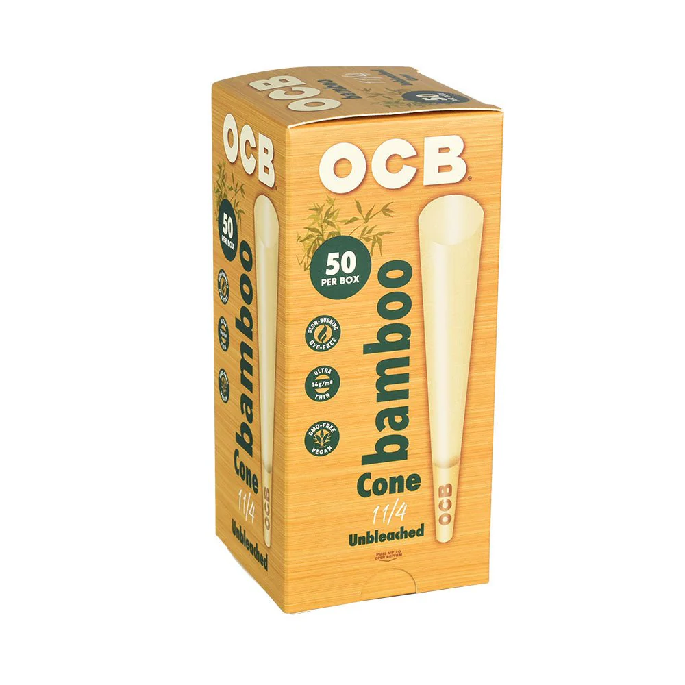 OCB 1 1/4 Pre-Rolled Cones Mini Tower - Image 2