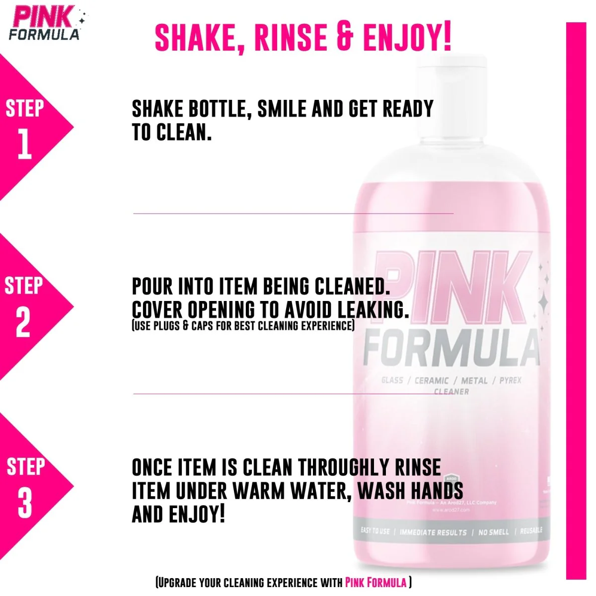Pink Formula - Original Bong Cleaner - 16oz - Image 2