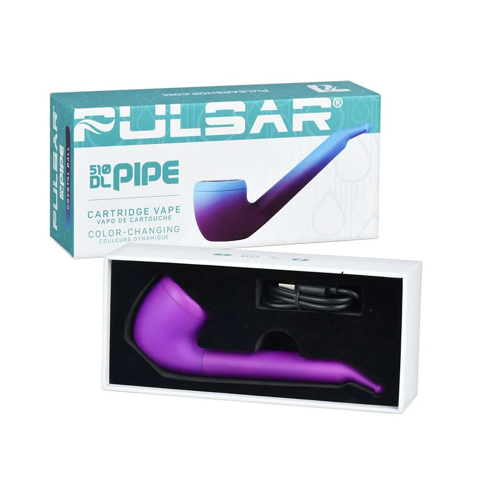 Pulsar 510 DL Pipe Thermo Series Variable Voltage Cartridge Vape - 650mAh - Image 6
