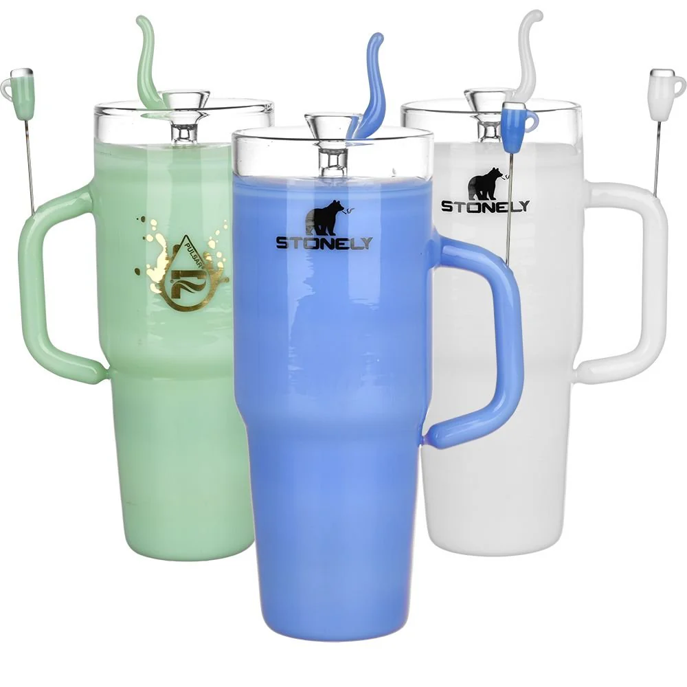 Pulsar Stonely Cup 8.5” Glass Bong