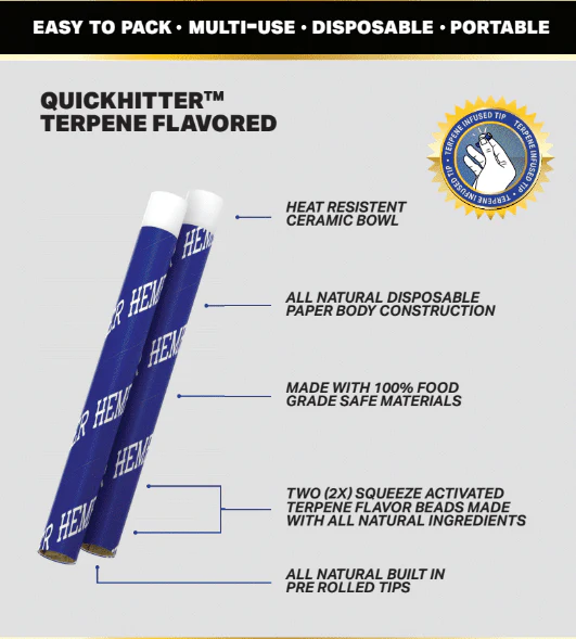 Quick Hitters - Flavored Disposable One Hitter (Variety Pack) - Image 5