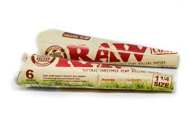 RAW Organic 1 1/4 Cones - 6 Pack