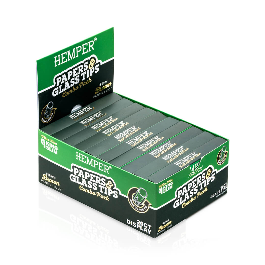 King Size Rolling Paper Booklet + Glass Tips - Image 13