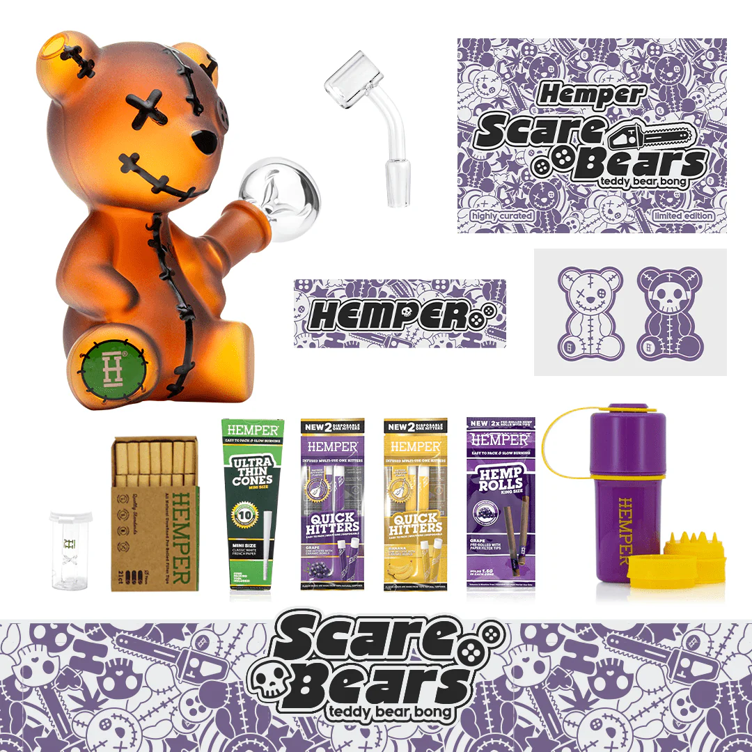 Scare Bears Teddy Bear Bong Box