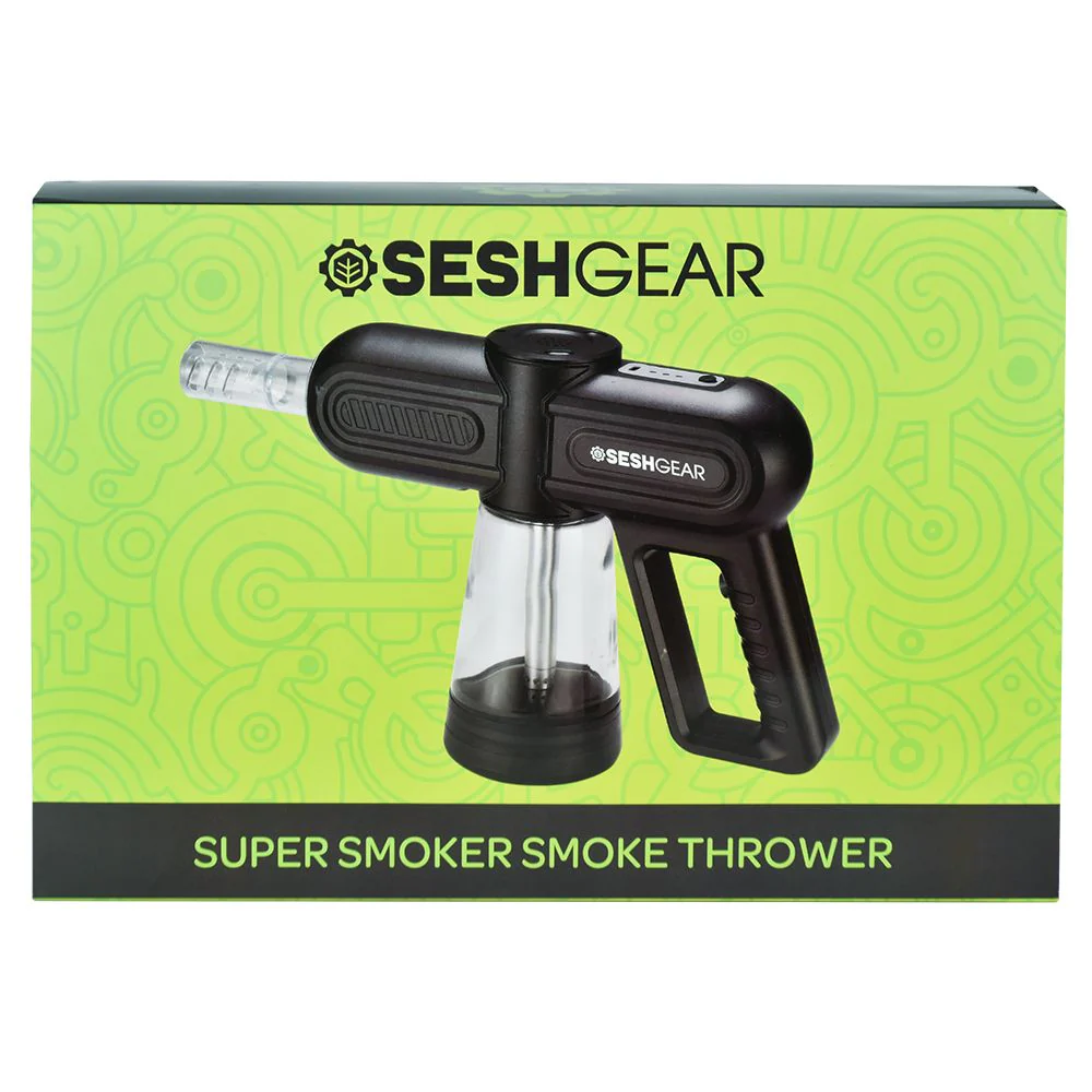 SeshGear Super Smoker Smoke Thrower Bong - 1500mAh / Black - Image 3