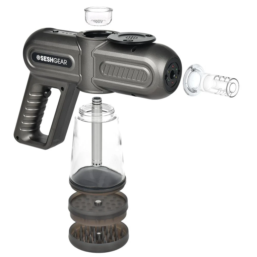 SeshGear Super Smoker Smoke Thrower Bong - 1500mAh / Black - Image 6