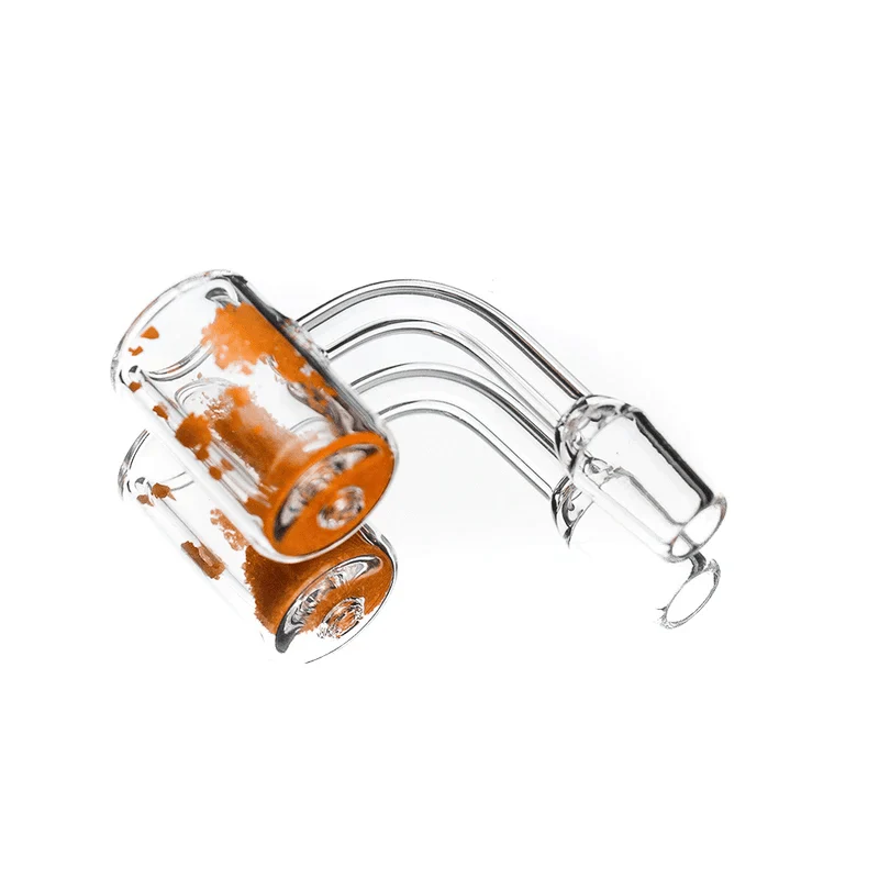 Thermo Chromic Quartz Banger with Color Changing Crystals | 14mm Male Joint | 25mm OD | 5mm Thickness - Image 5
